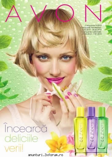 comenzi aparut noua brosura avon catalog avon campania 09/2010 intitulat ,,incearca deliciile