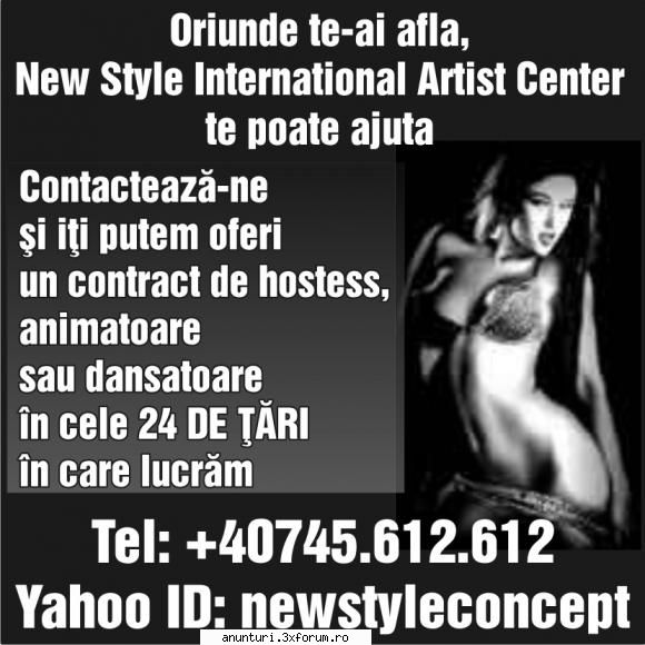Dansatoare pentru Cluburi Externe - Contacteaza-ne si iti putem oferi un contract - Servicii